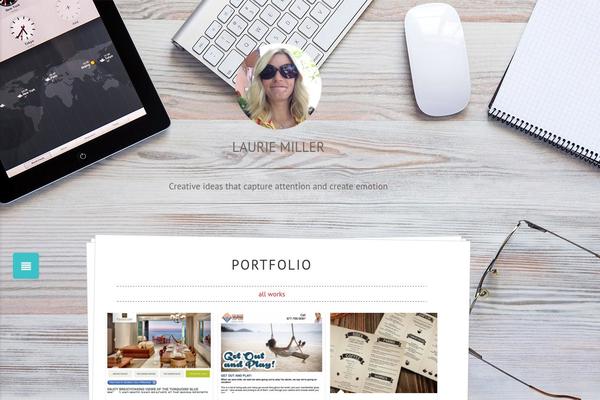 lauriemillerdesign.com site used Lucaswptheme