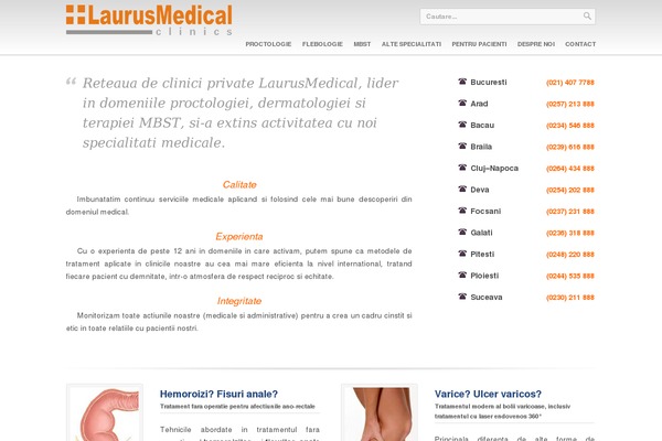 laurusmedical.ro site used Laurus