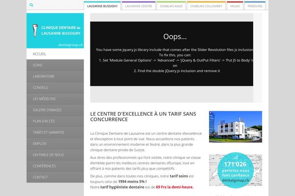 Vertikal theme site design template sample