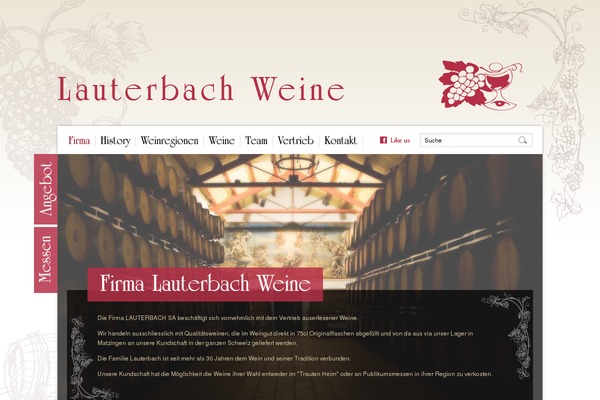 lauterbachweine.ch site used Lauterbachweinech