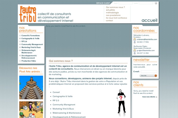 lautretribu.com site used Pioneer_wp_theme