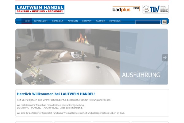 WordPress website example screenshot
