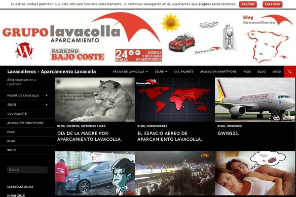 WordPress website example screenshot