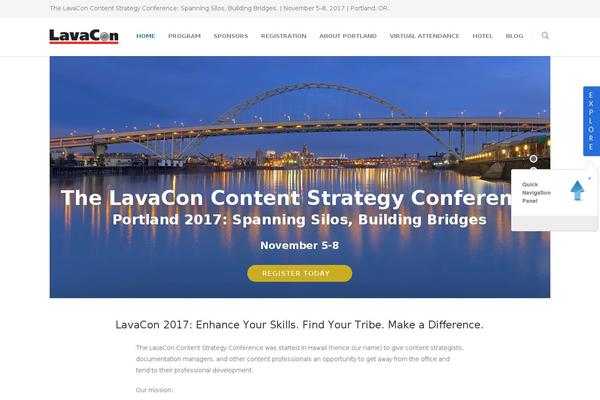 lavacon.org site used Conference-wpl