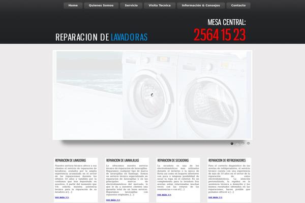lavadorasreparacion.cl site used Theme_lavadoras