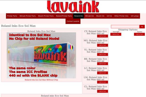 lavaink.com site used Lavaink-storefront