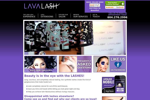 lavalash.com site used Lavalash