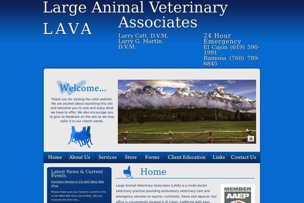 Lava theme site design template sample