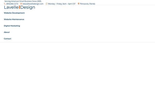 WordPress website example screenshot