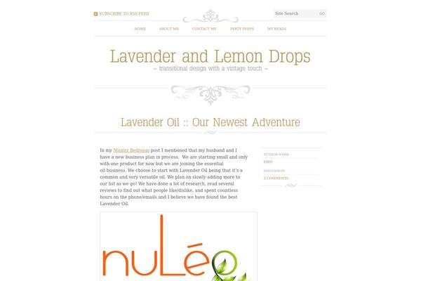 lavenderandlemondrops.com site used Typominima