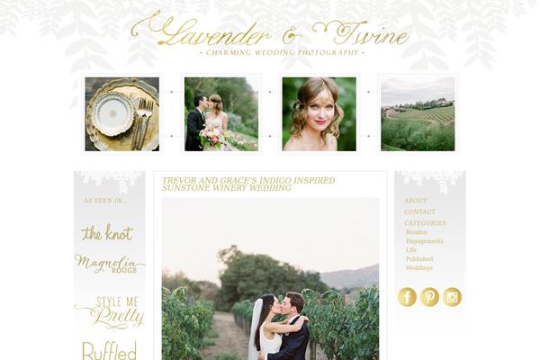 lavenderandtwinebride.com site used Lavenderandtwine