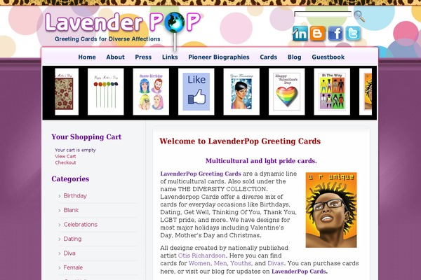lavenderpop.com site used Lpop2012