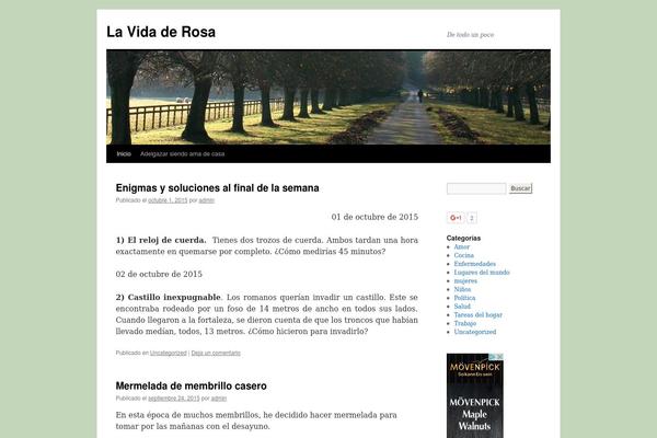 Twenty Ten theme site design template sample