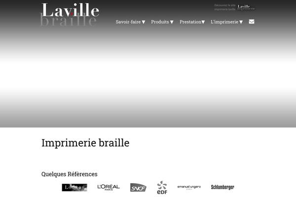 lavillebraille.fr site used Laville