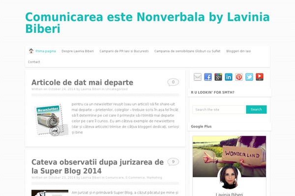 laviniabiberi.com site used Minimalia