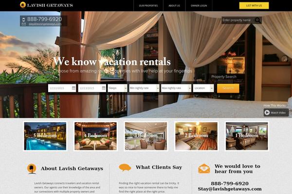 ResortPro theme websites examples