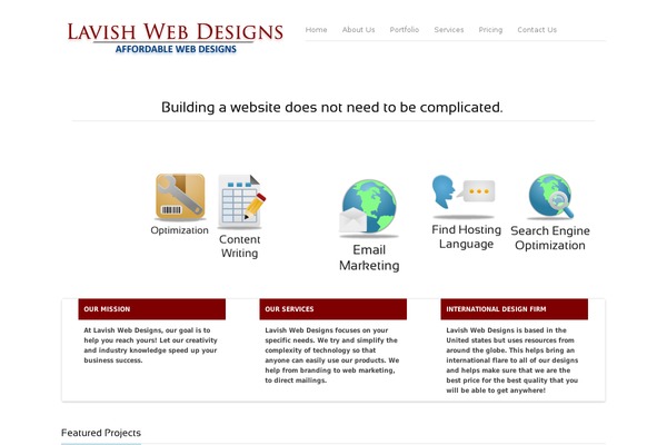 lavishwebdesigns.com site used 8cells