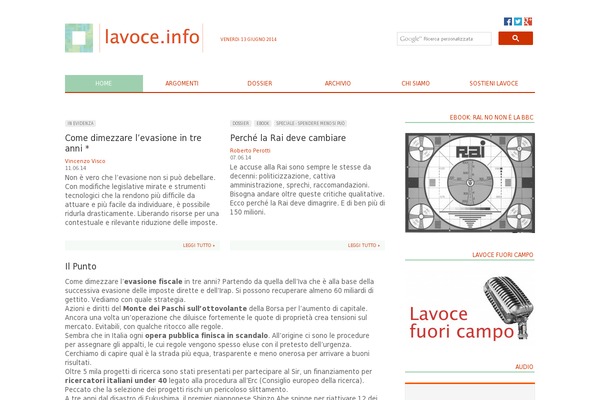 lavoce.info site used Lovecraft-child