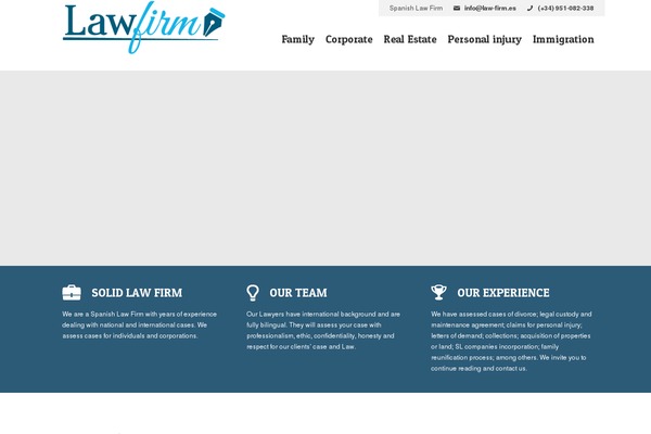 law-firm.es site used Law-firm