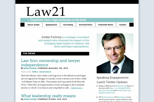 law21.ca site used Law21