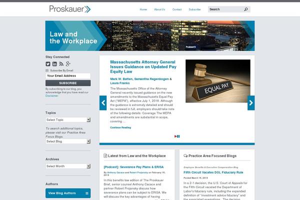 proskauer-base theme websites examples
