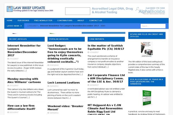 WordPress website example screenshot