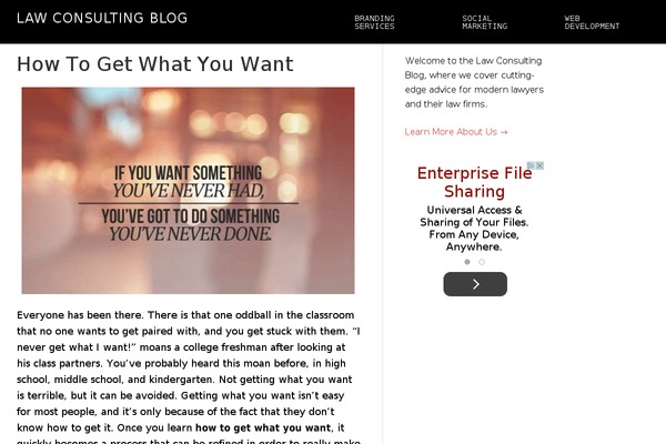 WordPress website example screenshot