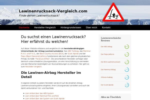lawinenrucksack-vergleich.com site used Child-divi