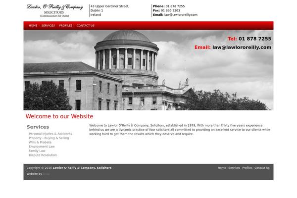 lawlororeilly.com site used Dgweb_theme-master