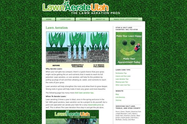Green-grass theme site design template sample