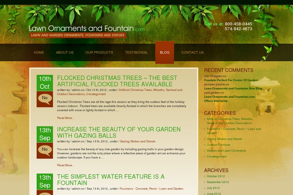 lawnornamentsandfountains-blog.com site used Lawnornaments