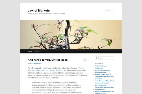 WordPress website example screenshot