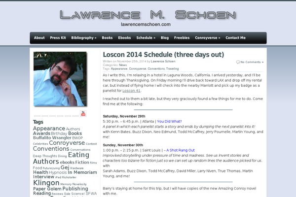 lawrencemschoen.com site used Evenflow