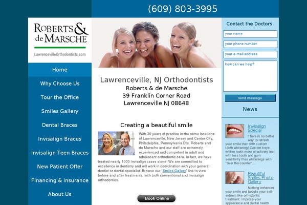 lawrencevilleorthodontists.com site used Philortho