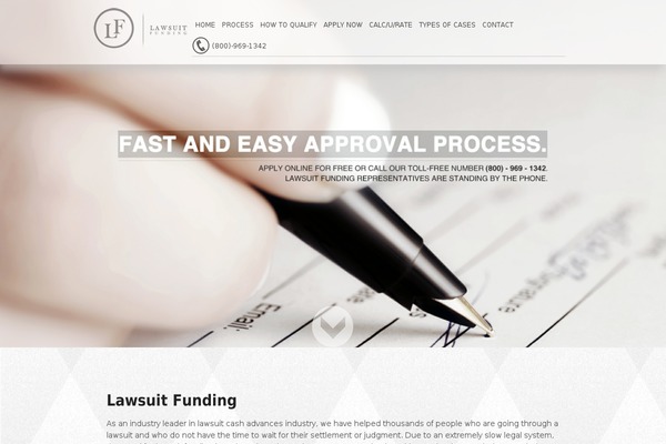 lawsuitfunding.org site used Canvas