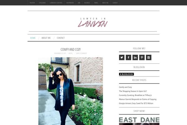 lawyerinlanvin.com site used Fashionistas
