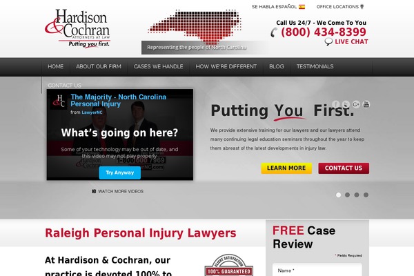 lawyernc.com site used Cws-theme-work-mix