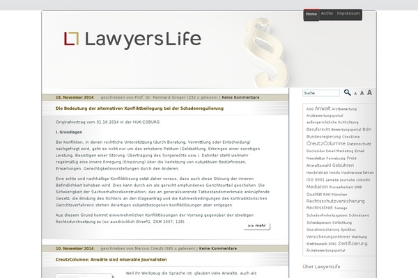 lawyerslife.de site used Hcfinal