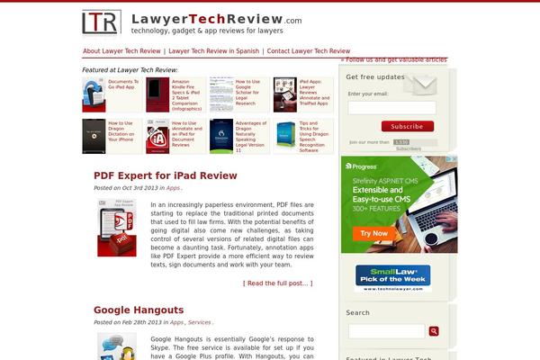 lawyertechreview.com site used Eserranoltren