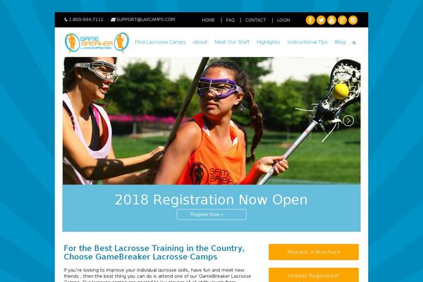 Total theme site design template sample