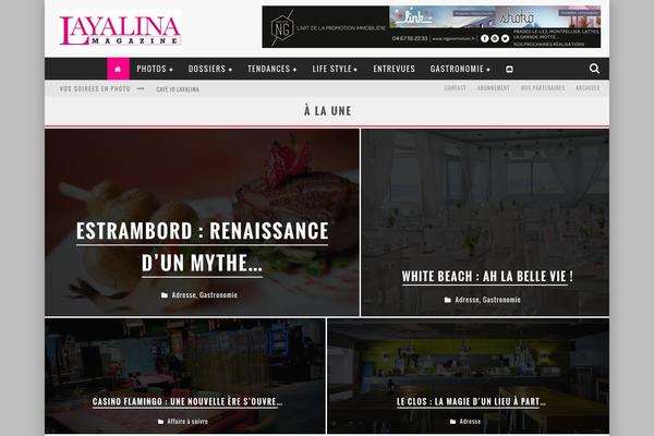 Valenti theme site design template sample