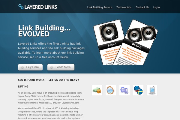 layeredlinks.com site used Optimize