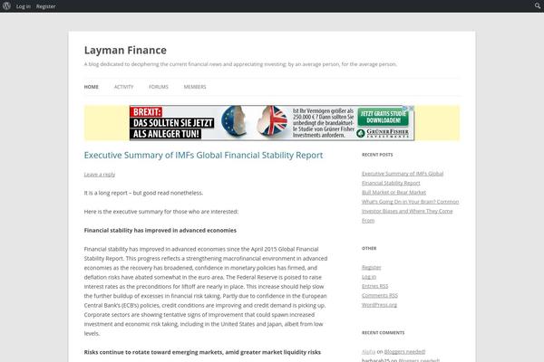 Suffusion theme site design template sample