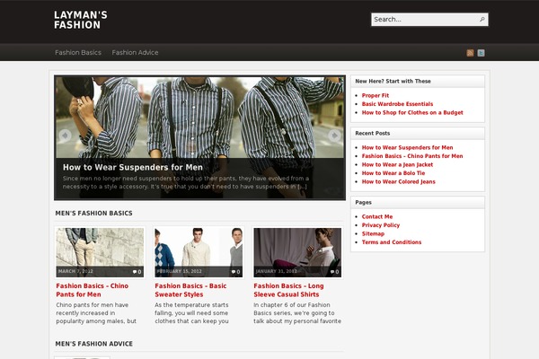 WordPress website example screenshot