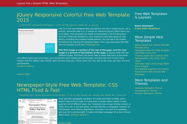 Bootpress theme site design template sample