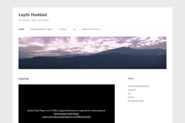 Twenty Twelve theme site design template sample