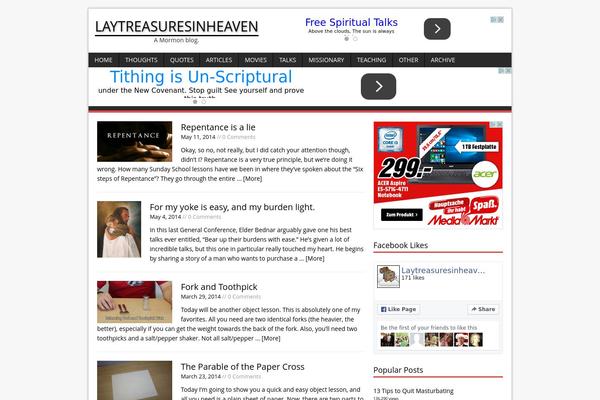 laytreasuresinheaven.com site used MH Magazine lite