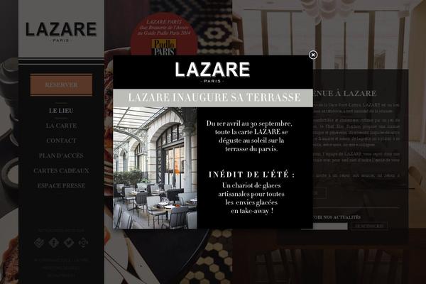 lazare-paris.fr site used Lazare