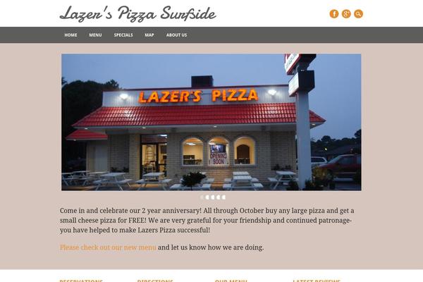 Restaurateur theme site design template sample