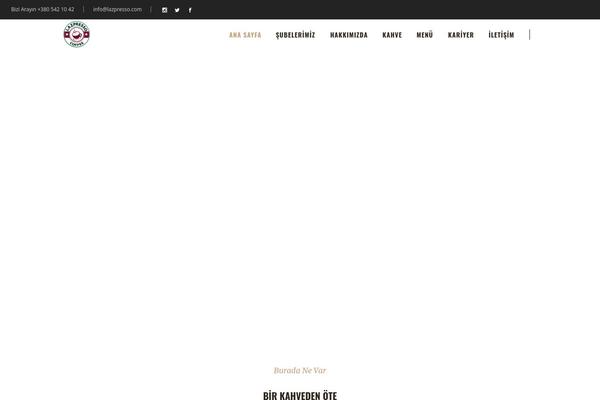 Baristawp theme site design template sample